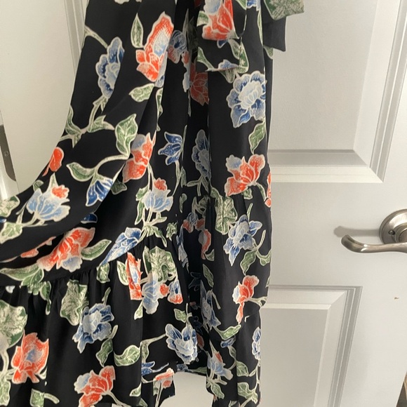 Joie Floral Deme Silk Midi Dress - Picture 5 of 7